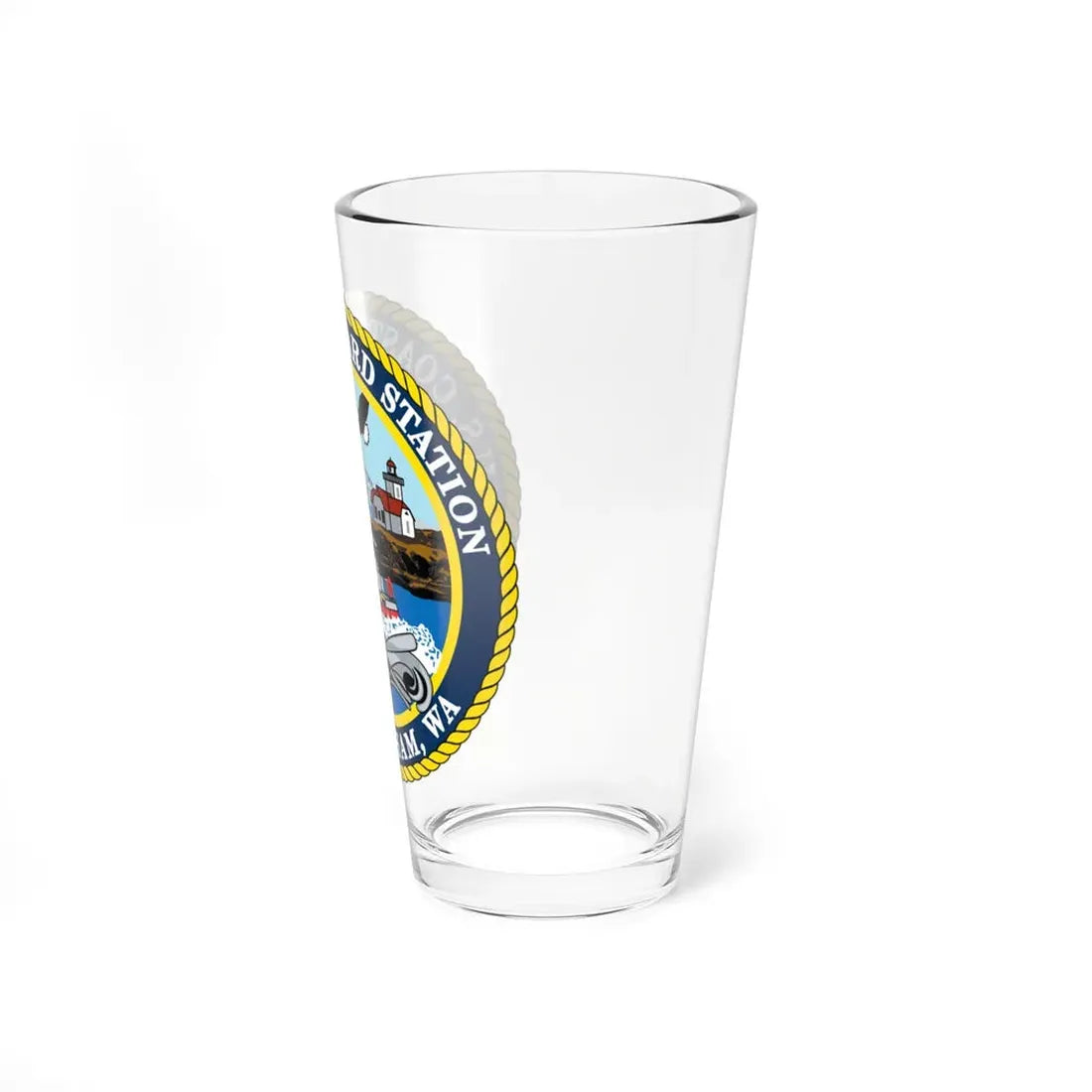 USCG Station Bellingham WA (U.S. Coast Guard) Pint Glass 16oz - Go Mug Yourself