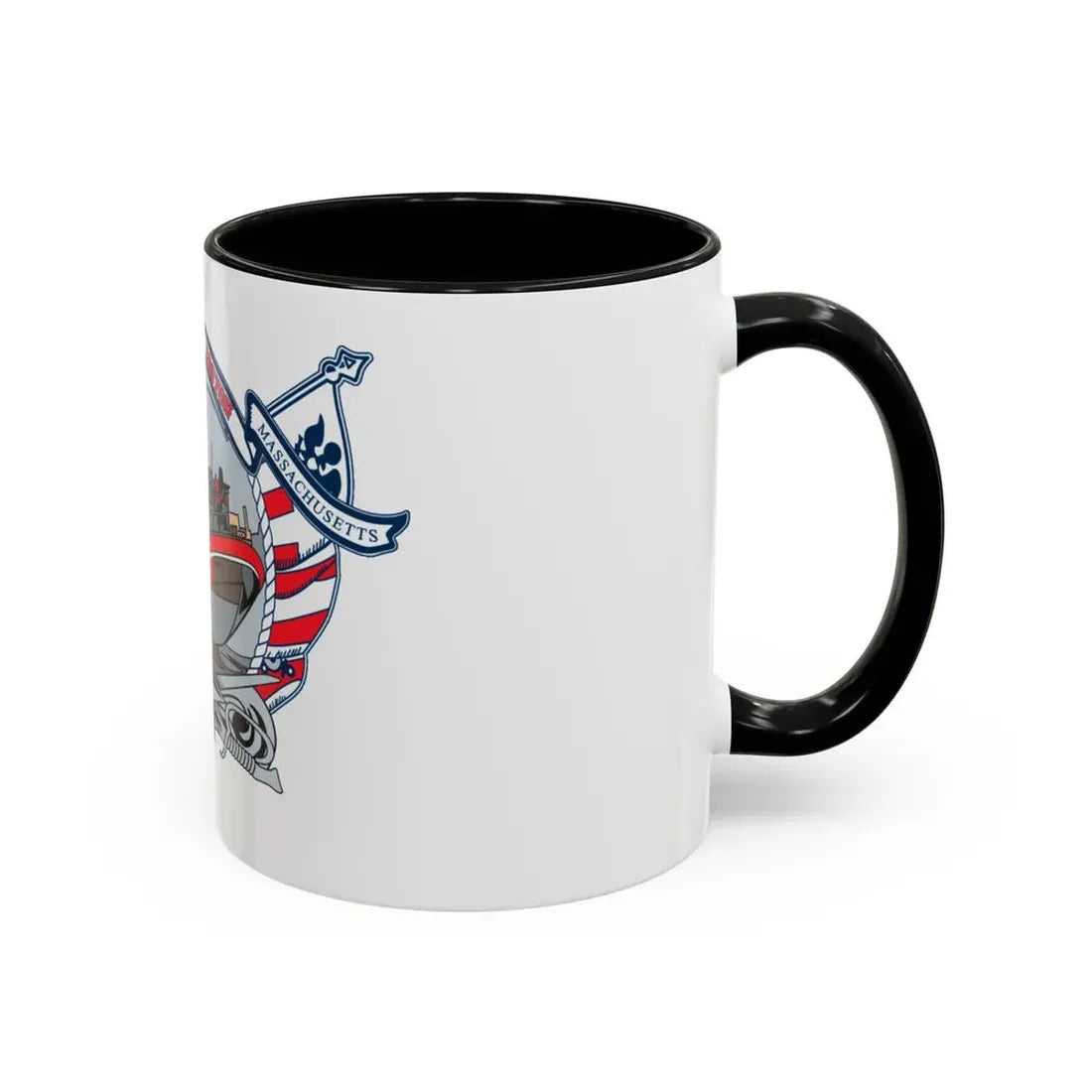 USCG Station Boston (U.S. Coast Guard) Accent Coffee Mug - Go Mug Yourself