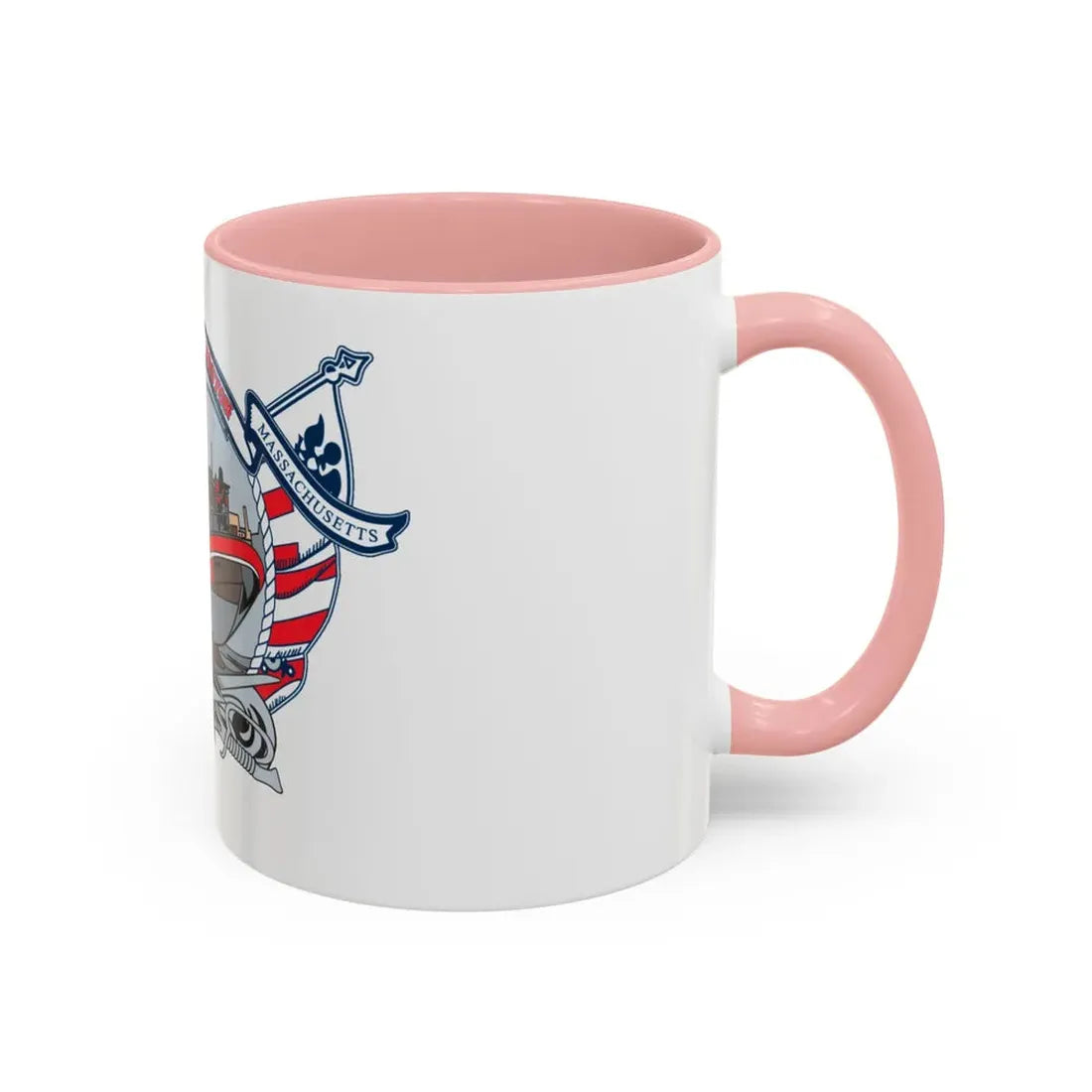 USCG Station Boston (U.S. Coast Guard) Accent Coffee Mug - Go Mug Yourself