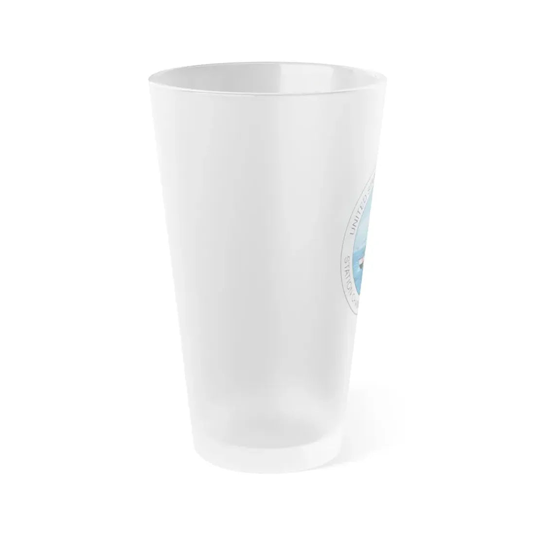 USCG Station Channel Islands Harbor (U.S. Coast Guard) Frosted Pint Glass 16oz - Go Mug Yourself