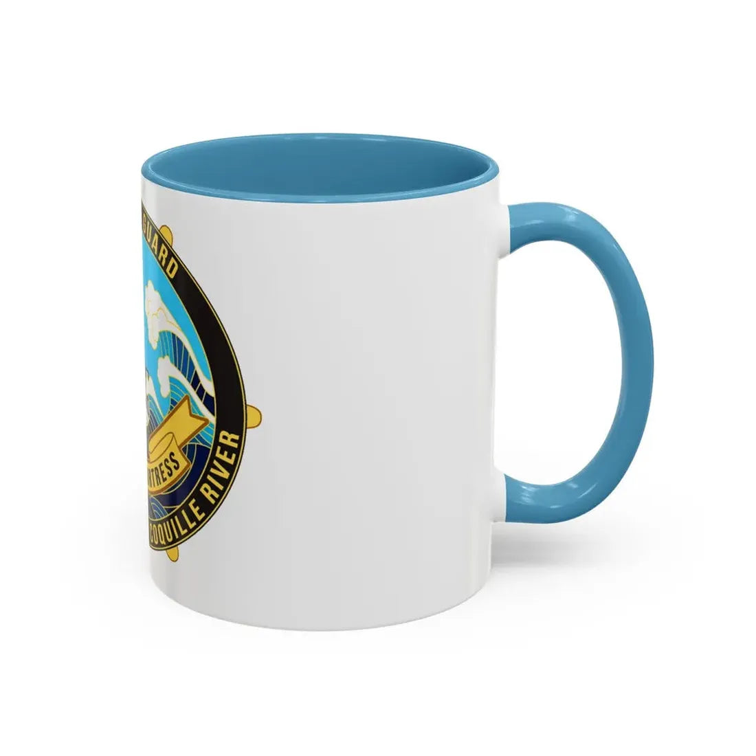 USCG Station Coos Bay (U.S. Coast Guard) Accent Coffee Mug - Go Mug Yourself