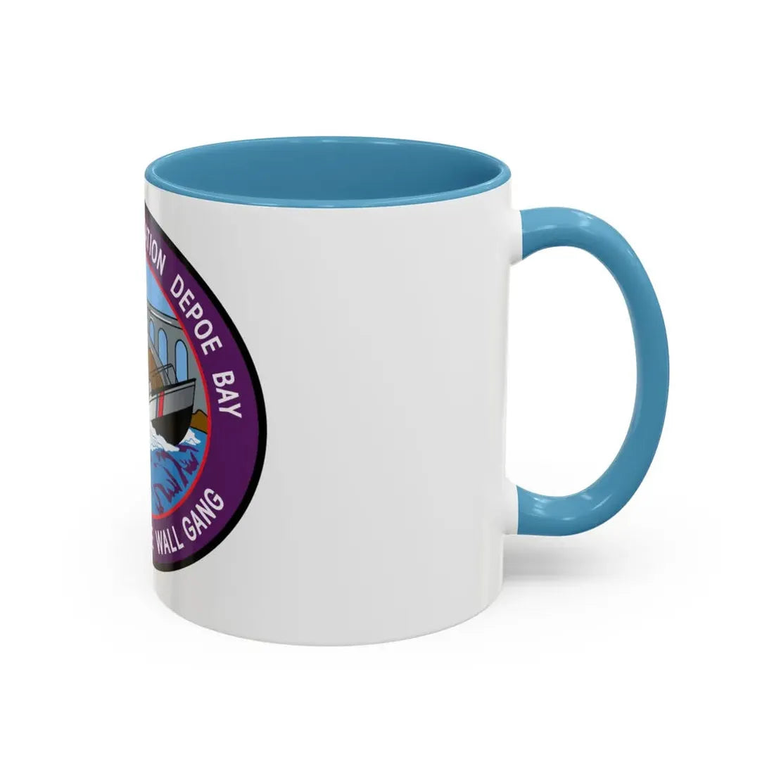 USCG Station Depoe Bay (U.S. Coast Guard) Accent Coffee Mug - Go Mug Yourself