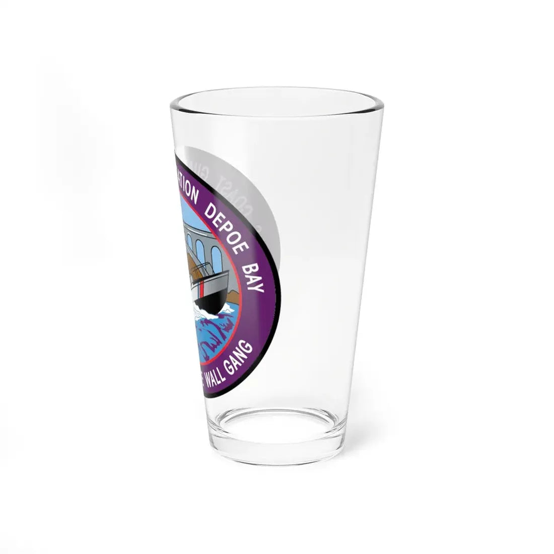 USCG Station Depoe Bay (U.S. Coast Guard) Pint Glass 16oz - Go Mug Yourself