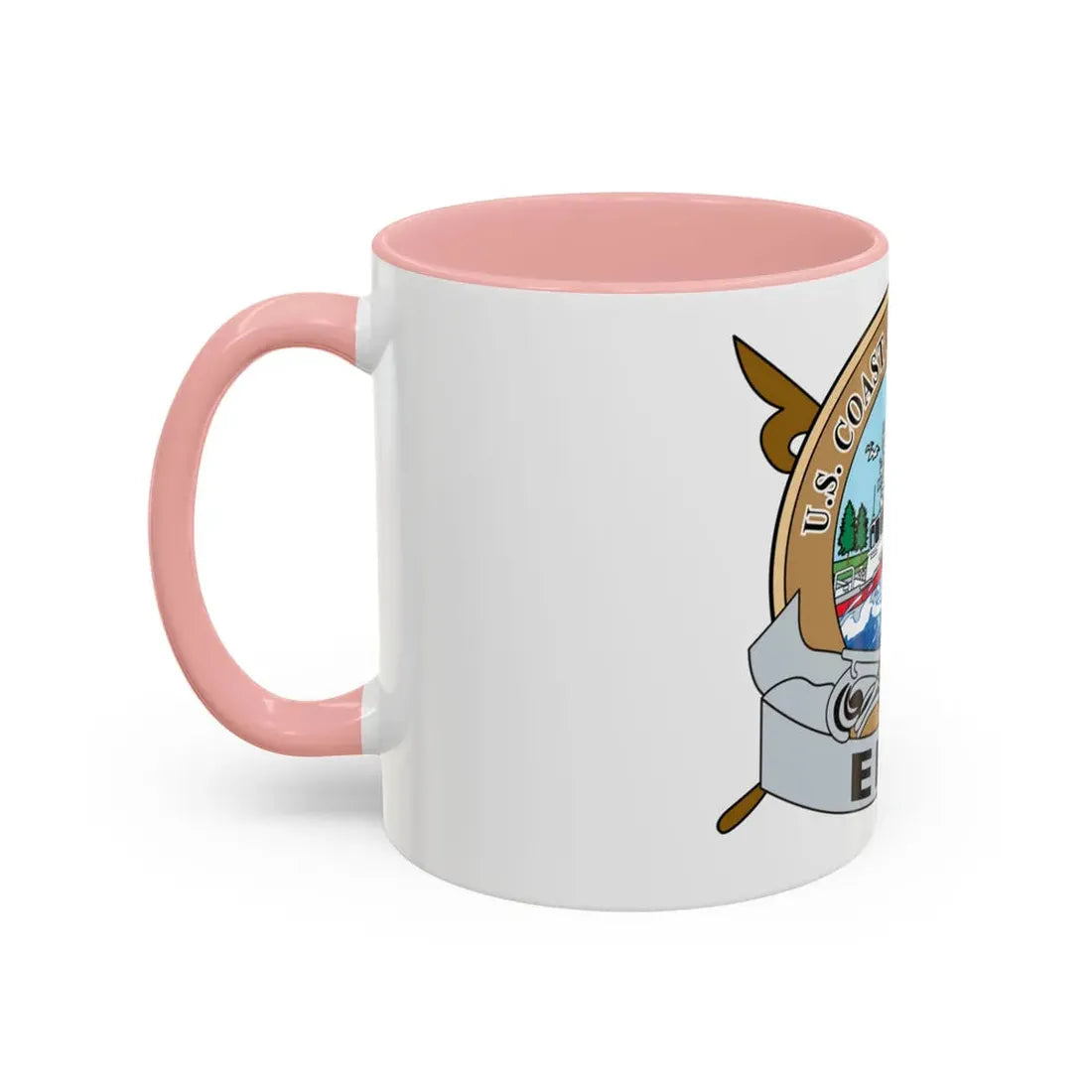 USCG Station Erie (U.S. Coast Guard) Accent Coffee Mug - Go Mug Yourself