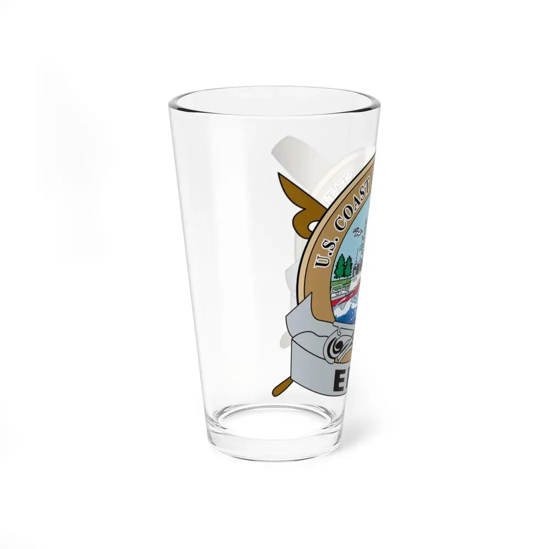 USCG Station Erie (U.S. Coast Guard) Pint Glass 16oz - Go Mug Yourself