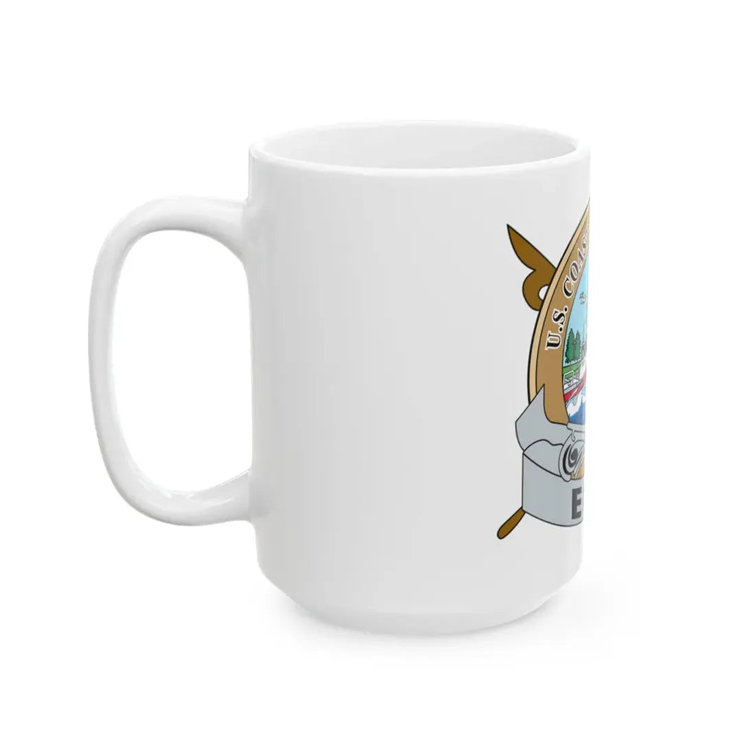 USCG Station Erie (U.S. Coast Guard) White Coffee Mug - Go Mug Yourself