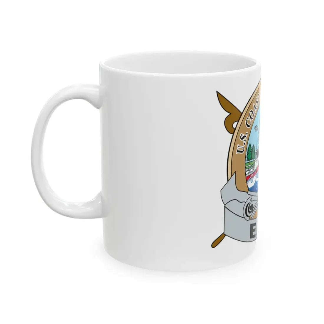 USCG Station Erie (U.S. Coast Guard) White Coffee Mug - Go Mug Yourself