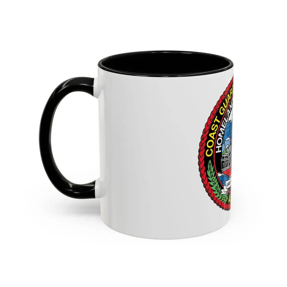 USCG Station Juneau Alaska Homeland Security (U.S. Coast Guard) Accent Coffee Mug - Go Mug Yourself