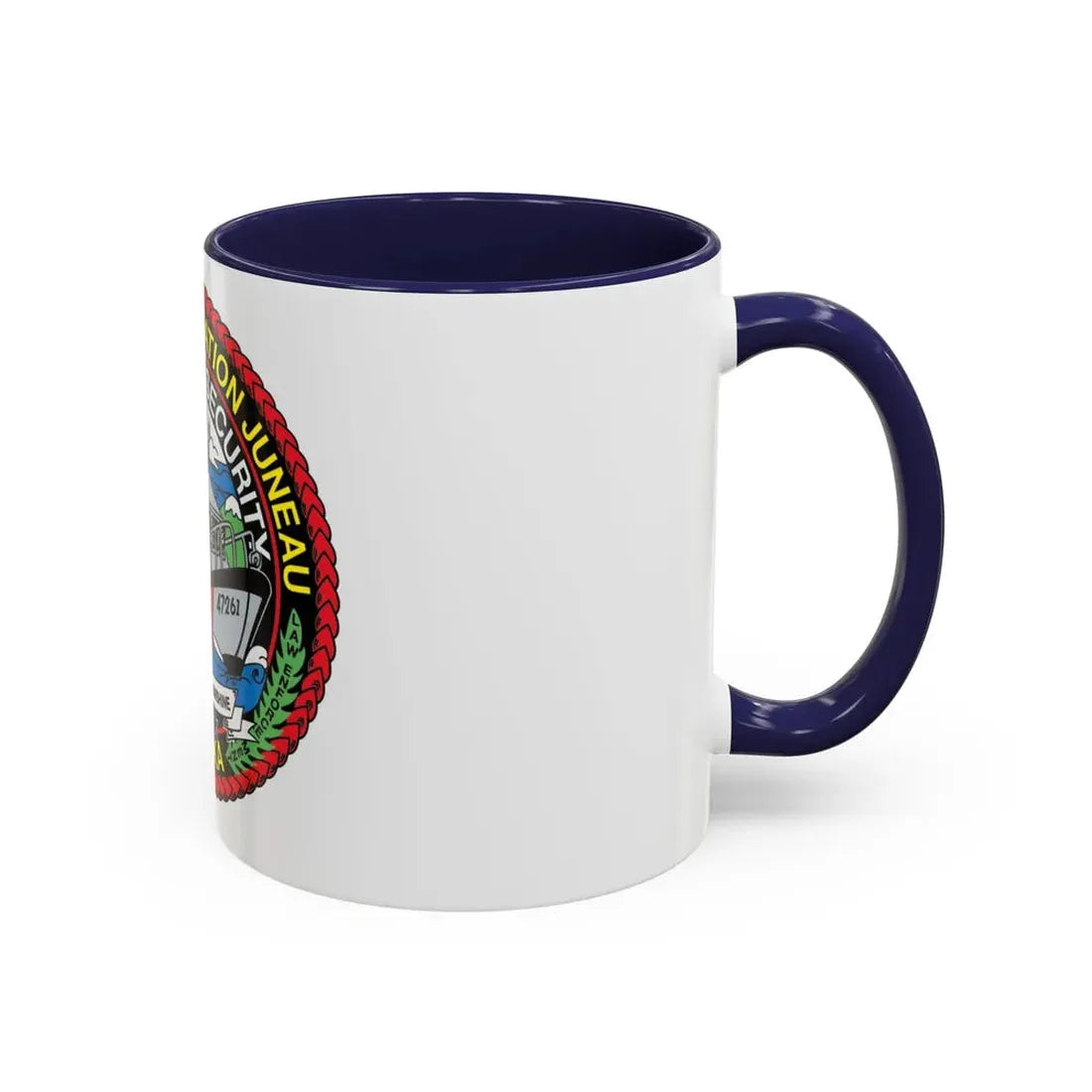 USCG Station Juneau Alaska Homeland Security (U.S. Coast Guard) Accent Coffee Mug - Go Mug Yourself