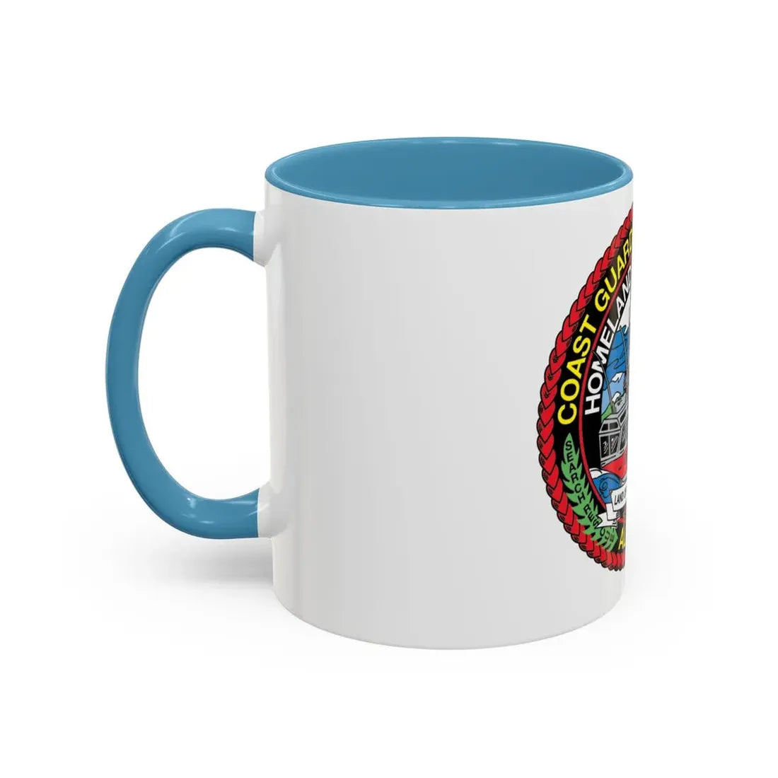 USCG Station Juneau Alaska Homeland Security (U.S. Coast Guard) Accent Coffee Mug - Go Mug Yourself