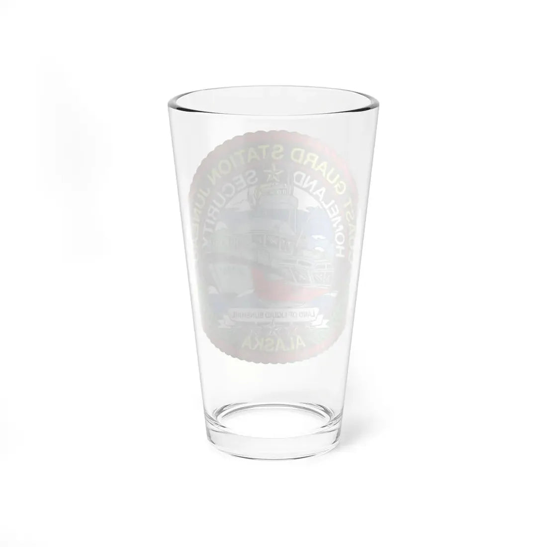 USCG Station Juneau Alaska Homeland Security (U.S. Coast Guard) Pint Glass 16oz - Go Mug Yourself