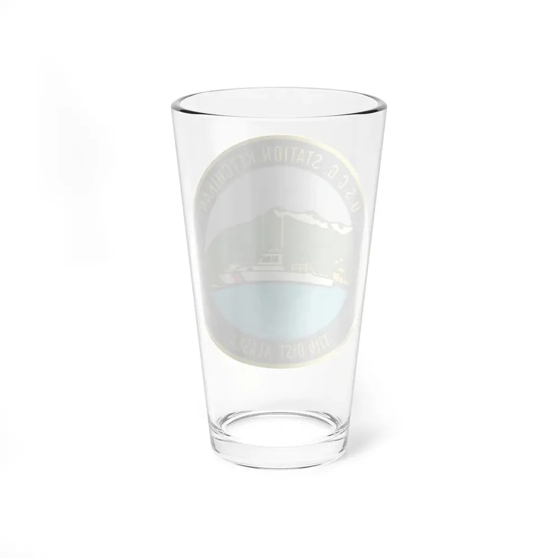 USCG Station Ketchikan 17th Dist (U.S. Coast Guard) Pint Glass 16oz - Go Mug Yourself