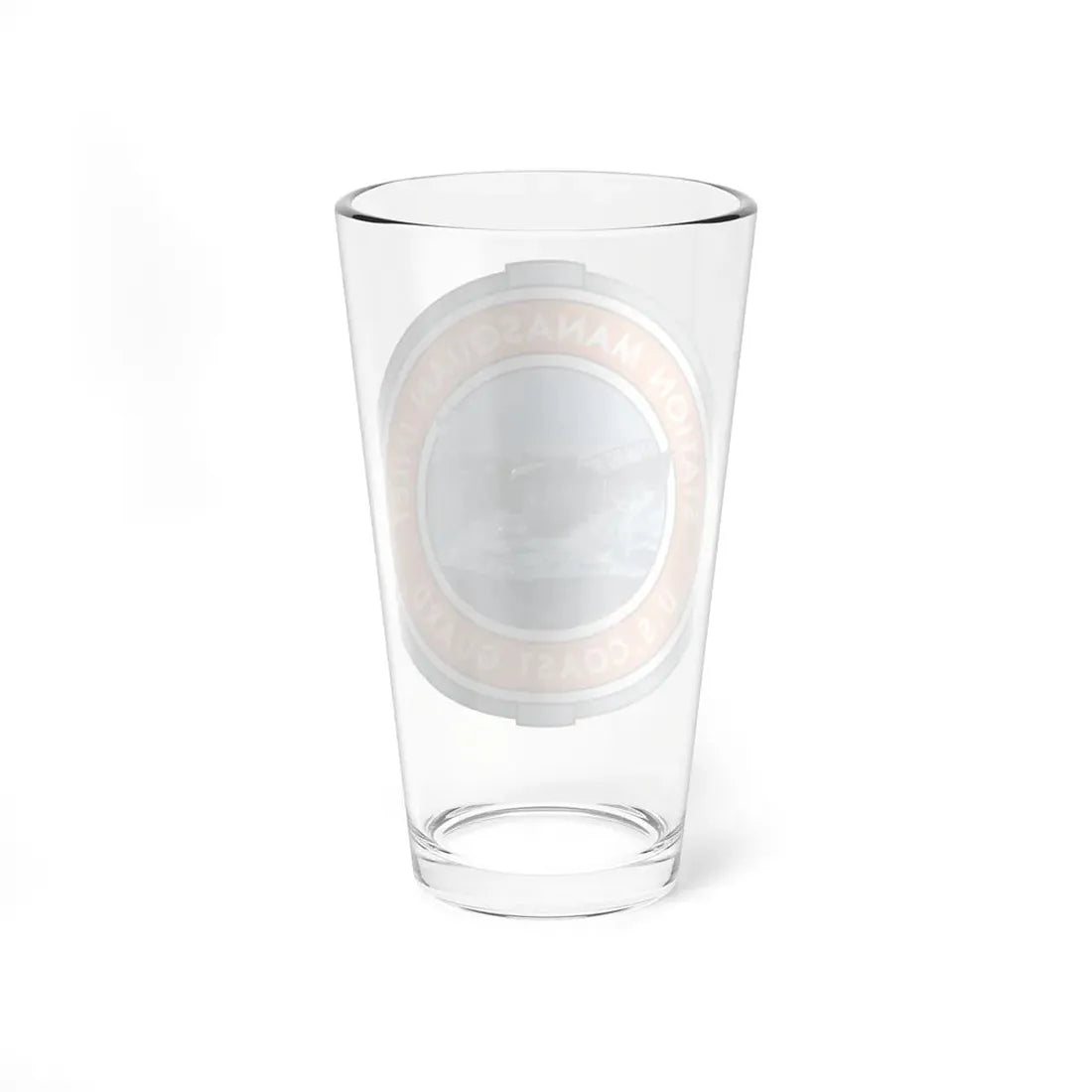 USCG Station Manasquan Inlet (U.S. Coast Guard) Pint Glass 16oz - Go Mug Yourself