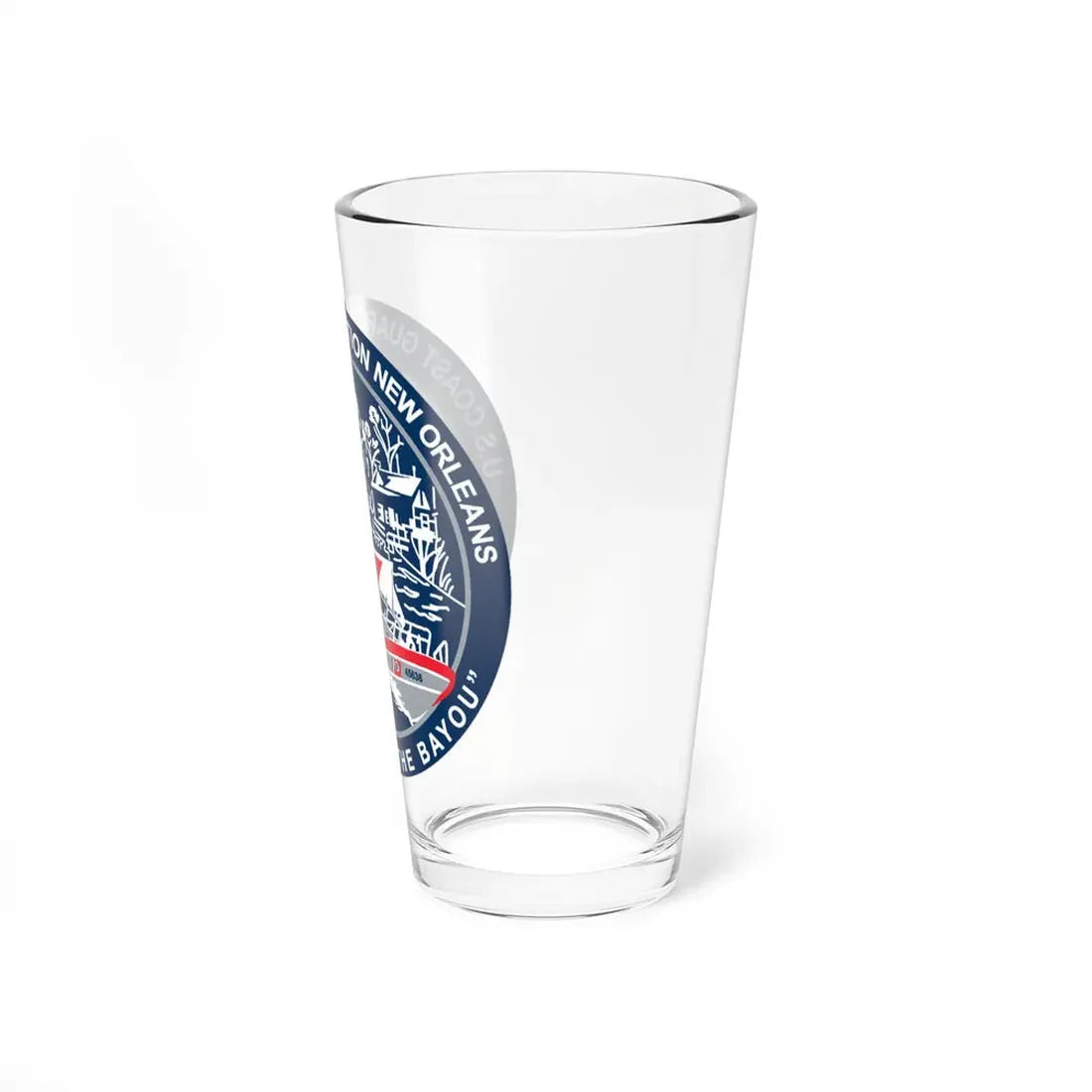 USCG Station New Orleans (U.S. Coast Guard) Pint Glass 16oz - Go Mug Yourself