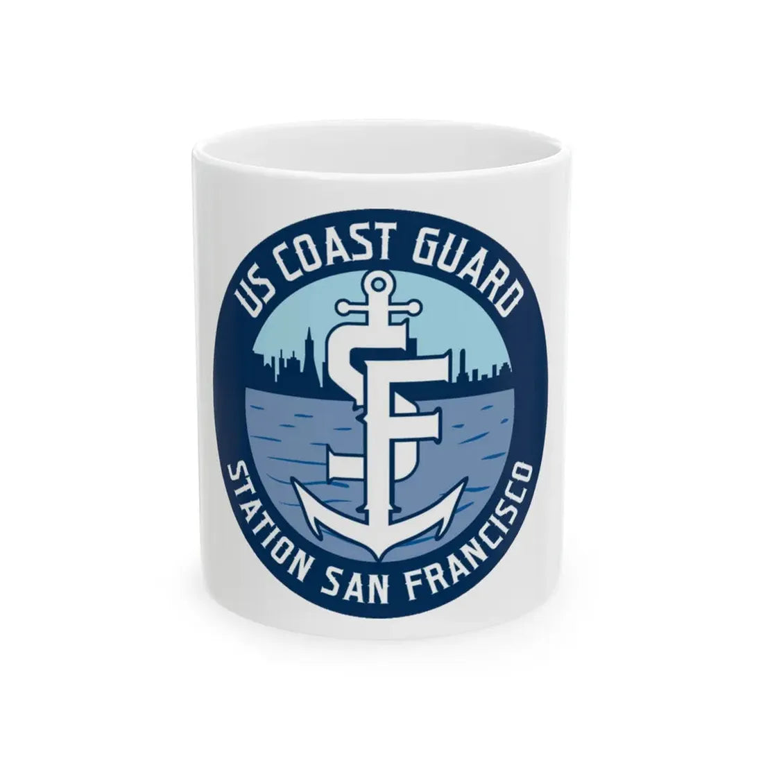 USCG Station San Francisco (U.S. Coast Guard) White Coffee Mug 11oz - Go Mug Yourself