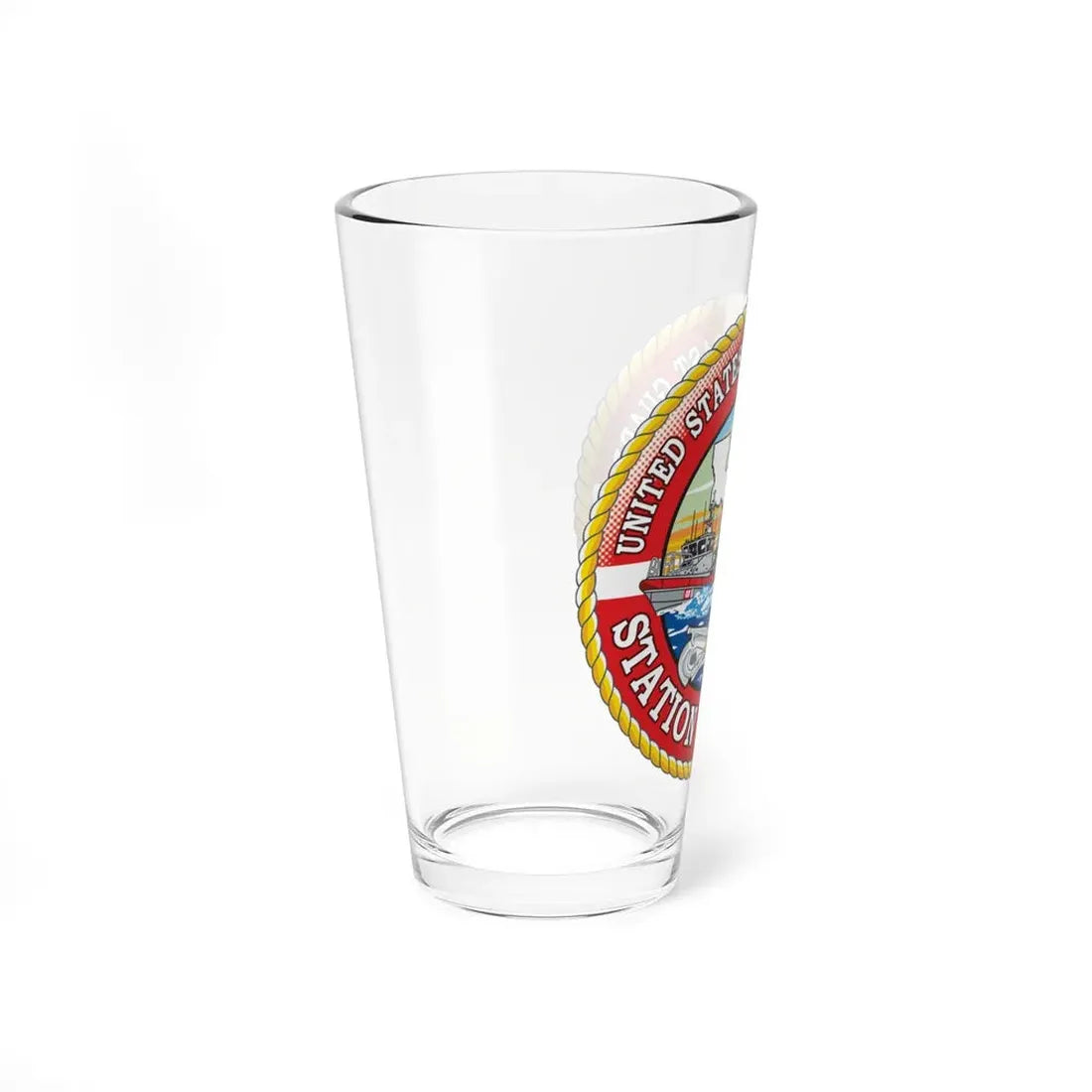 USCG Station Venice (U.S. Coast Guard) Pint Glass 16oz - Go Mug Yourself