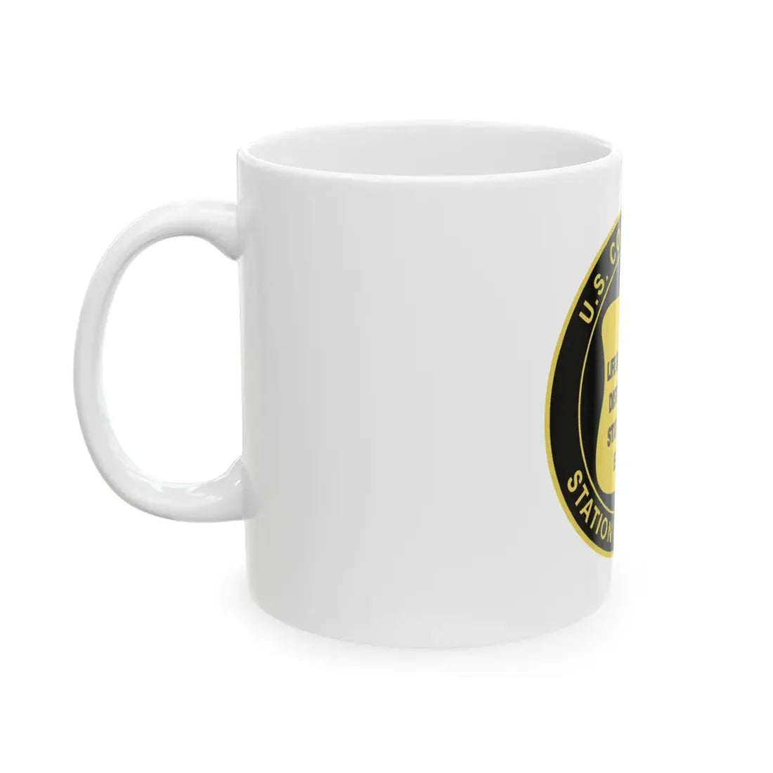 USCG Station Yaquina Bay (U.S. Coast Guard) White Coffee Mug - Go Mug Yourself