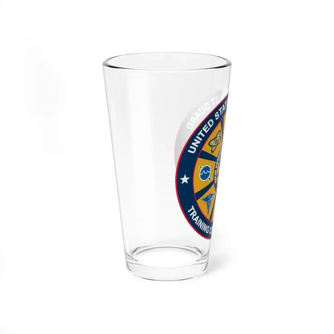 USCG Training Center Petaluma (U.S. Coast Guard) Pint Glass 16oz - Go Mug Yourself
