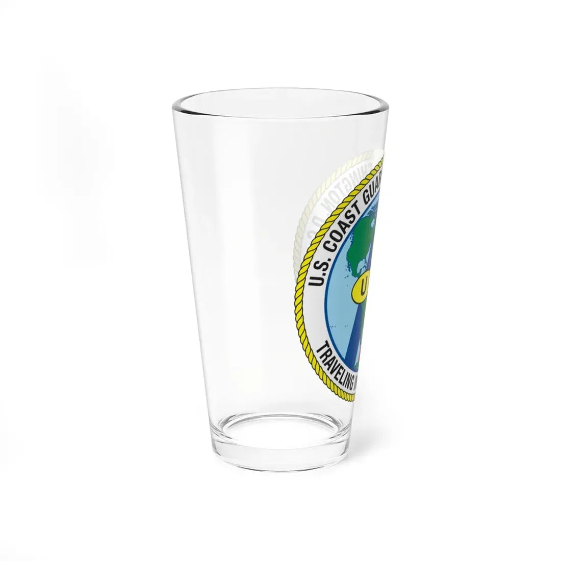 USCG Washington DC Traveling Inspection Staff (U.S. Coast Guard) Pint Glass 16oz - Go Mug Yourself