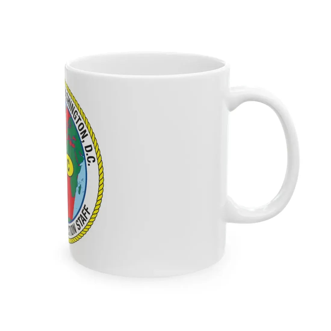 USCG Washington DC Traveling Inspection Staff (U.S. Coast Guard) White Coffee Mug - Go Mug Yourself