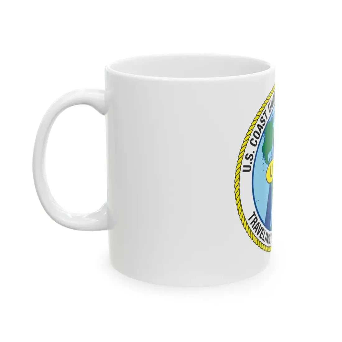 USCG Washington DC Traveling Inspection Staff (U.S. Coast Guard) White Coffee Mug - Go Mug Yourself