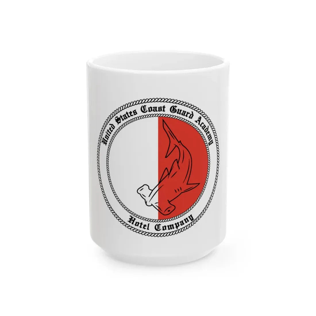 USCGA Hotel Co Hammerhead (U.S. Coast Guard) White Coffee Mug 15oz - Go Mug Yourself