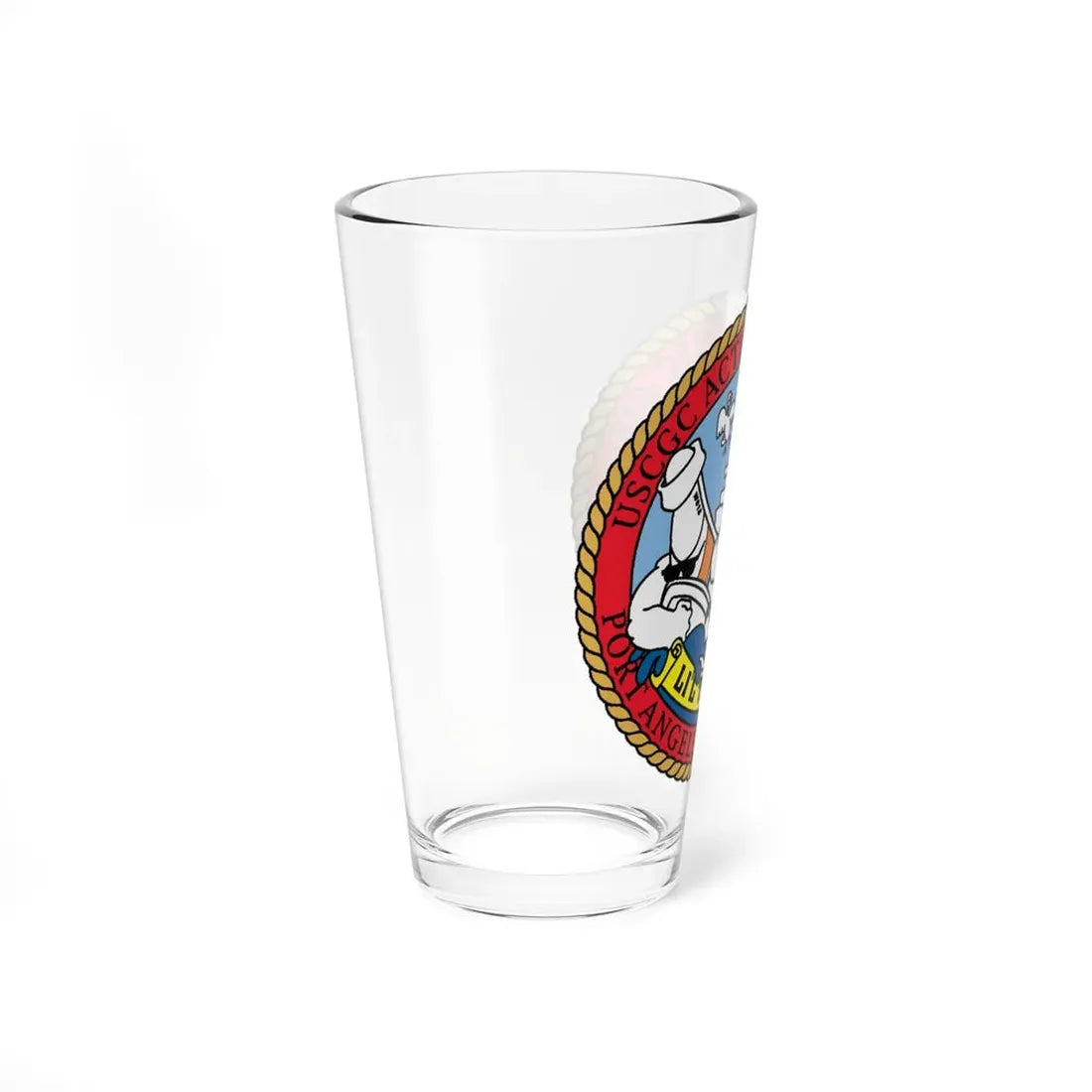 USCGC Active WMEC 618 Little Tough Guy (U.S. Coast Guard) Pint Glass 16oz - Go Mug Yourself