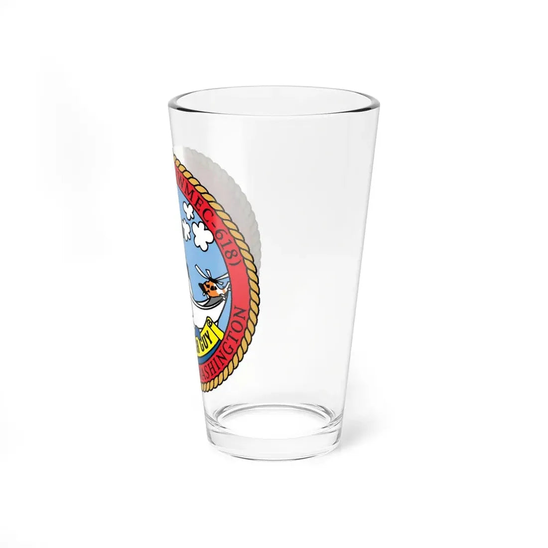 USCGC Active WMEC 618 Little Tough Guy (U.S. Coast Guard) Pint Glass 16oz - Go Mug Yourself
