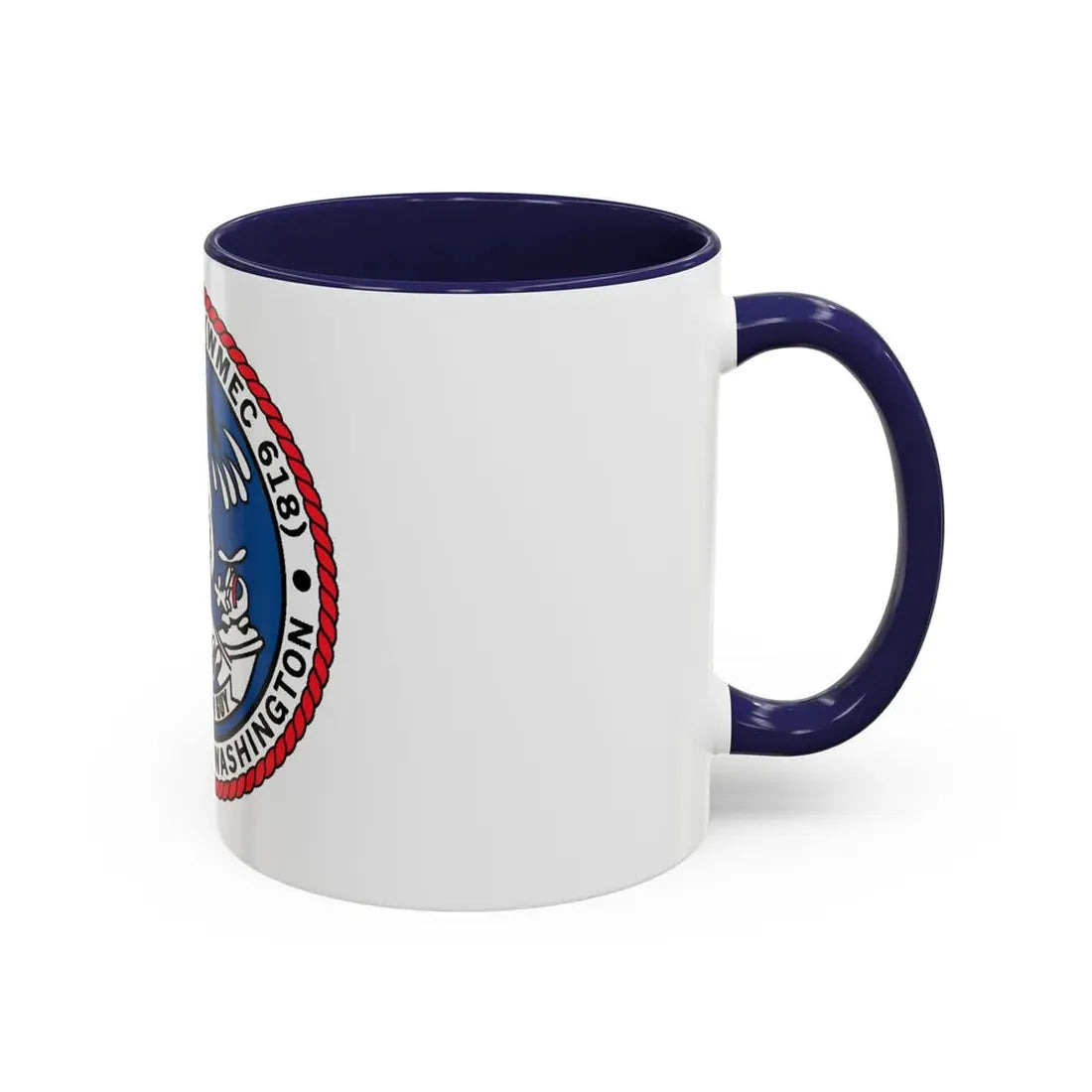 USCGC Active WMEC 618 Port Angeles WA (U.S. Coast Guard) Accent Coffee Mug - Go Mug Yourself
