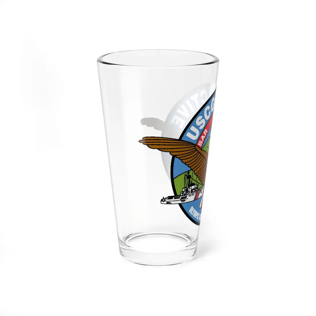 USCGC Active WMEC 618 (U.S. Coast Guard) Pint Glass 16oz - Go Mug Yourself