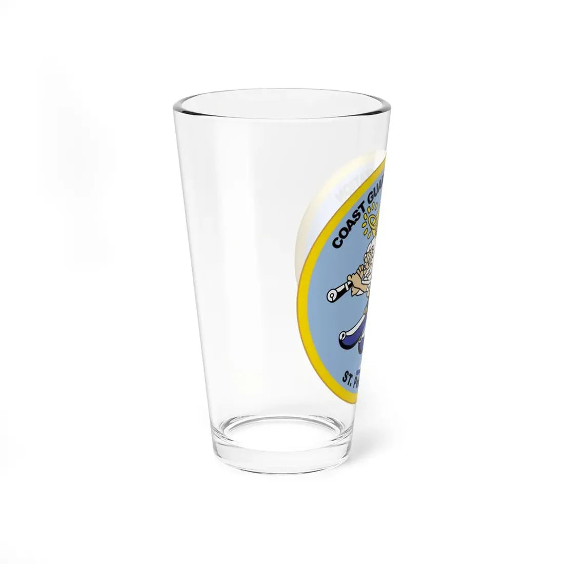 USCGC Air Station St Petersburg FLA (U.S. Coast Guard) Pint Glass 16oz - Go Mug Yourself