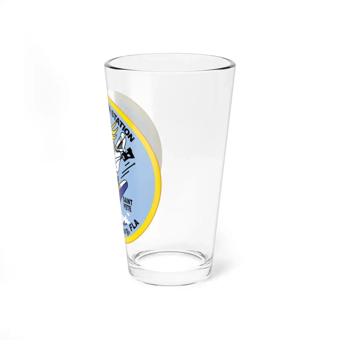 USCGC Air Station St Petersburg FLA (U.S. Coast Guard) Pint Glass 16oz - Go Mug Yourself