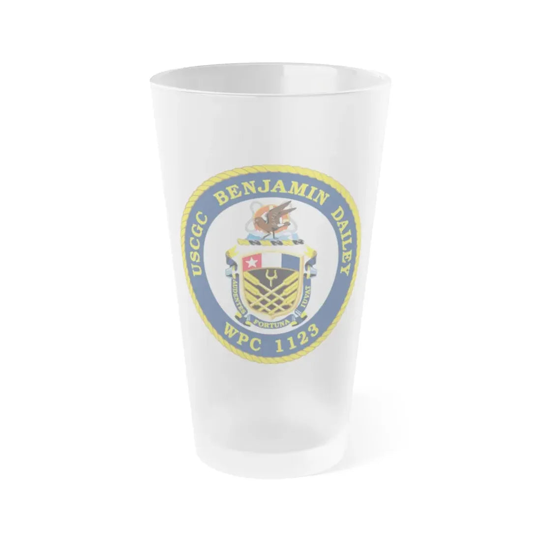 USCGC Benjamin Dailey WPC 1123 (U.S. Coast Guard) Frosted Pint Glass 16oz Default Title - Go Mug Yourself