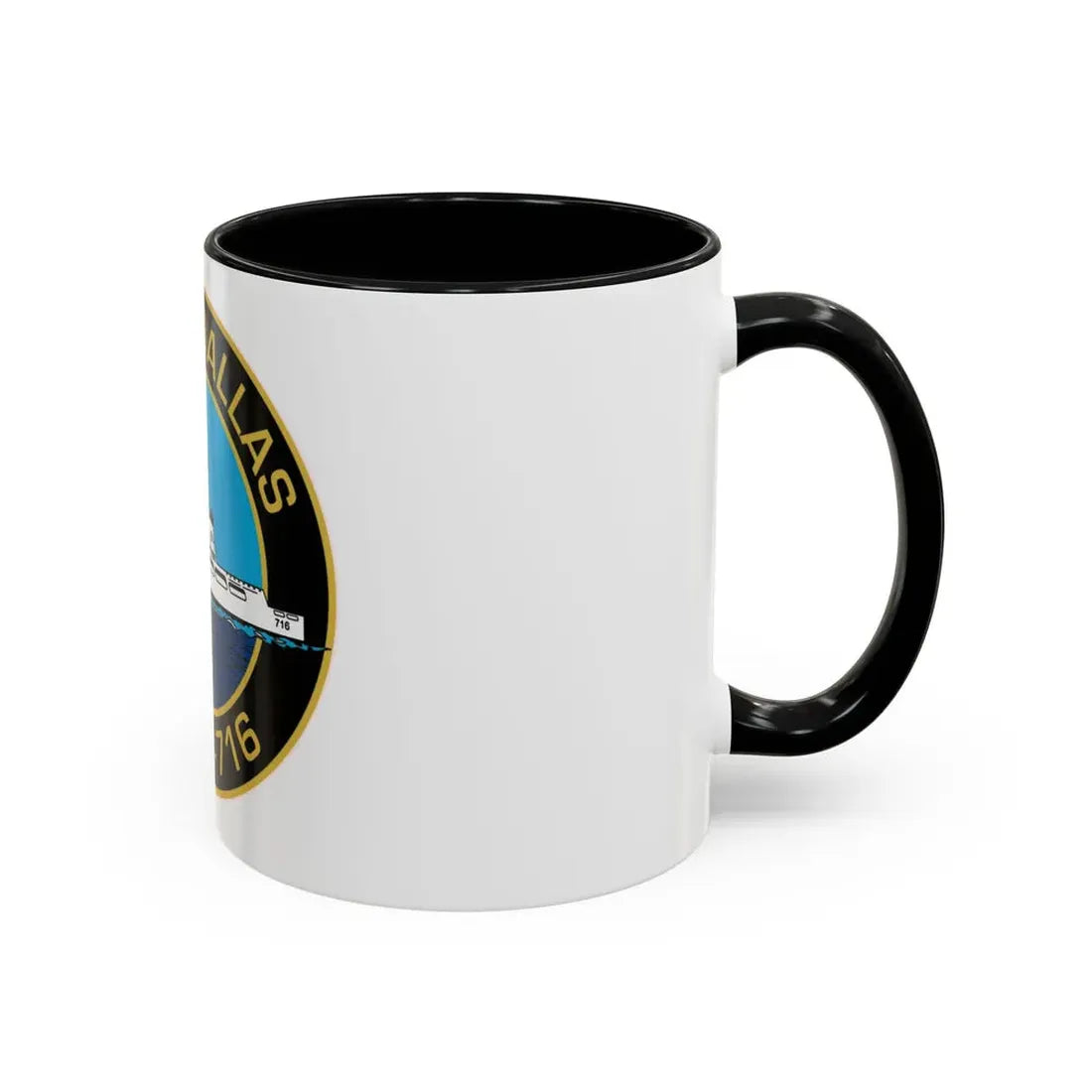 USCGC Dallas WHEC 716 2 (U.S. Coast Guard) Accent Coffee Mug - Go Mug Yourself