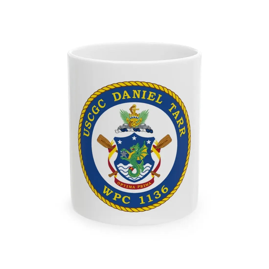USCGC Daniel Tarr WPC 1136 (U.S. Coast Guard) White Coffee Mug 11oz - Go Mug Yourself