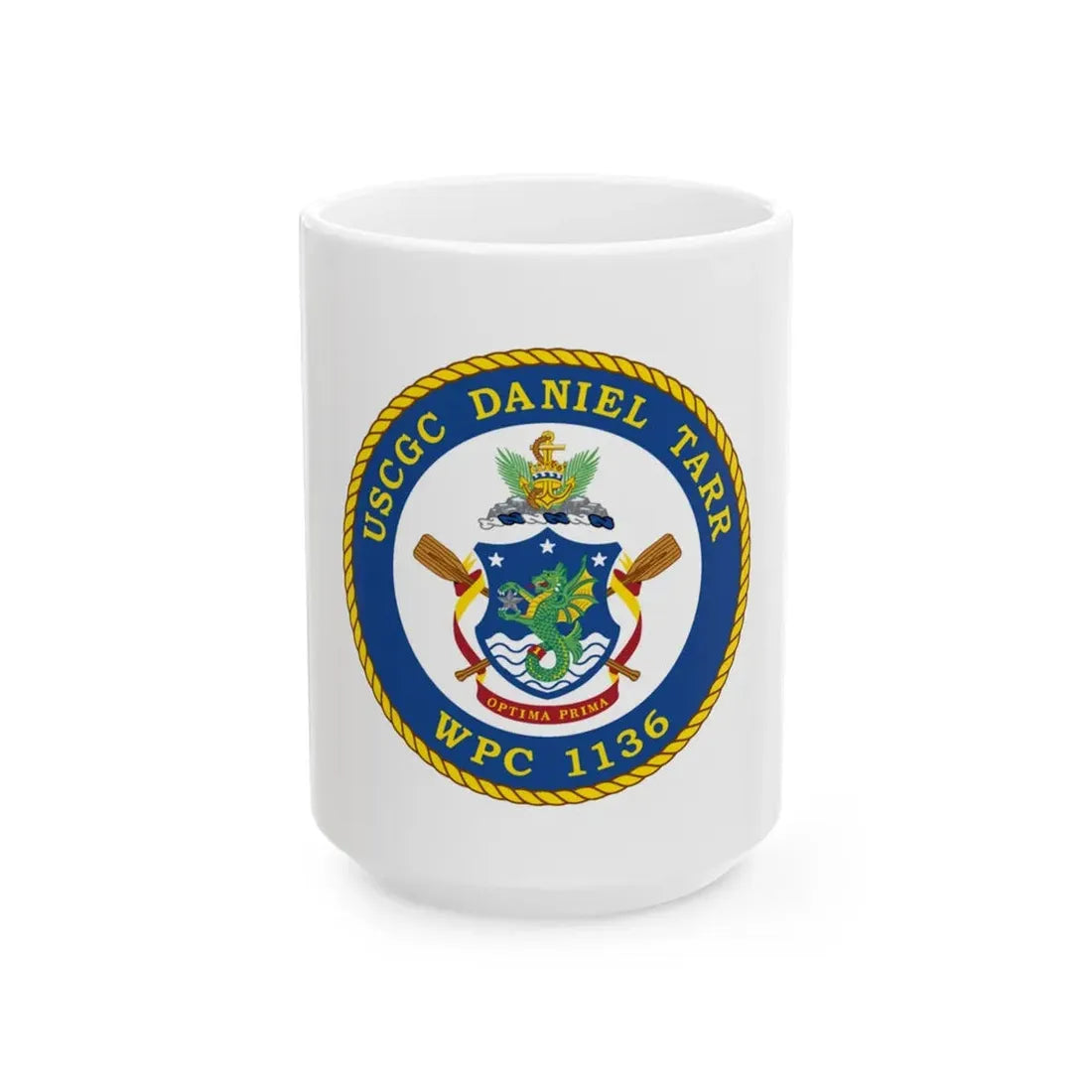 USCGC Daniel Tarr WPC 1136 (U.S. Coast Guard) White Coffee Mug 15oz - Go Mug Yourself