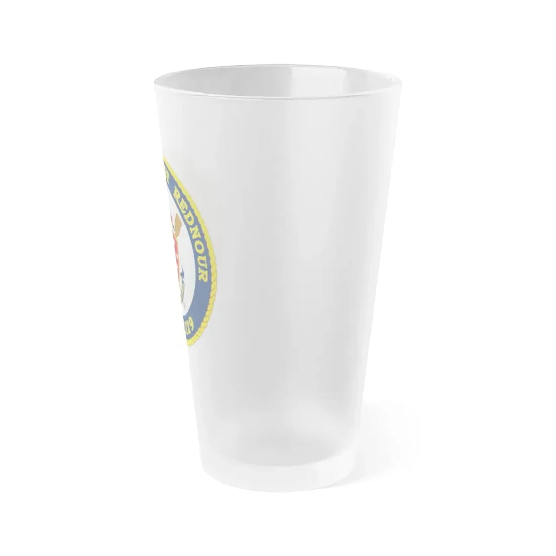 USCGC Forrest Rednour WPC 1129 (U.S. Coast Guard) Frosted Pint Glass 16oz - Go Mug Yourself