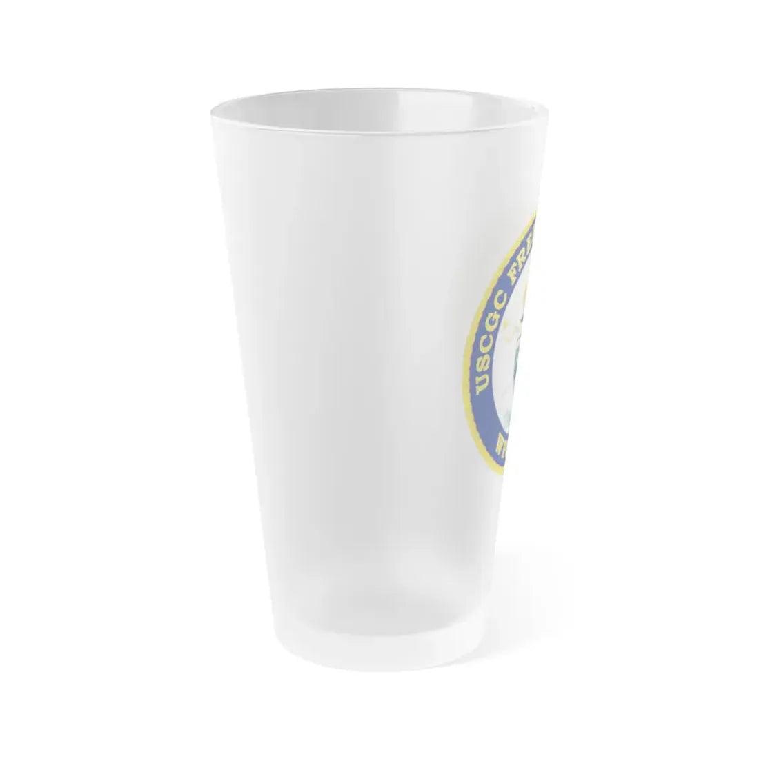 USCGC Frederick Hatch WPC 1143 (U.S. Coast Guard) Frosted Pint Glass 16oz - Go Mug Yourself
