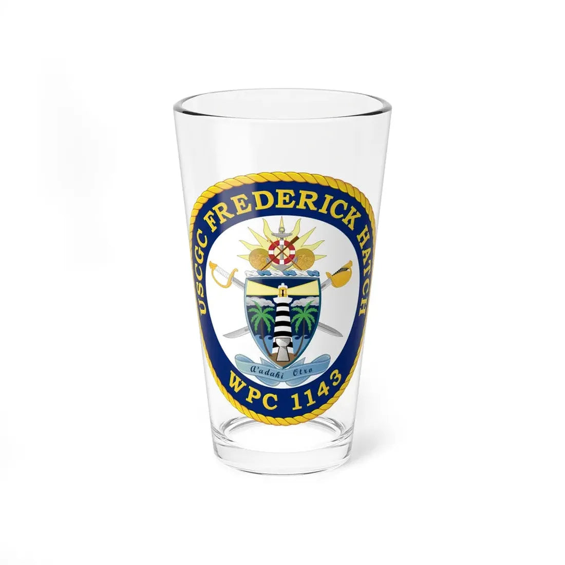 USCGC Frederick Hatch WPC 1143 (U.S. Coast Guard) Pint Glass 16oz 16oz - Go Mug Yourself