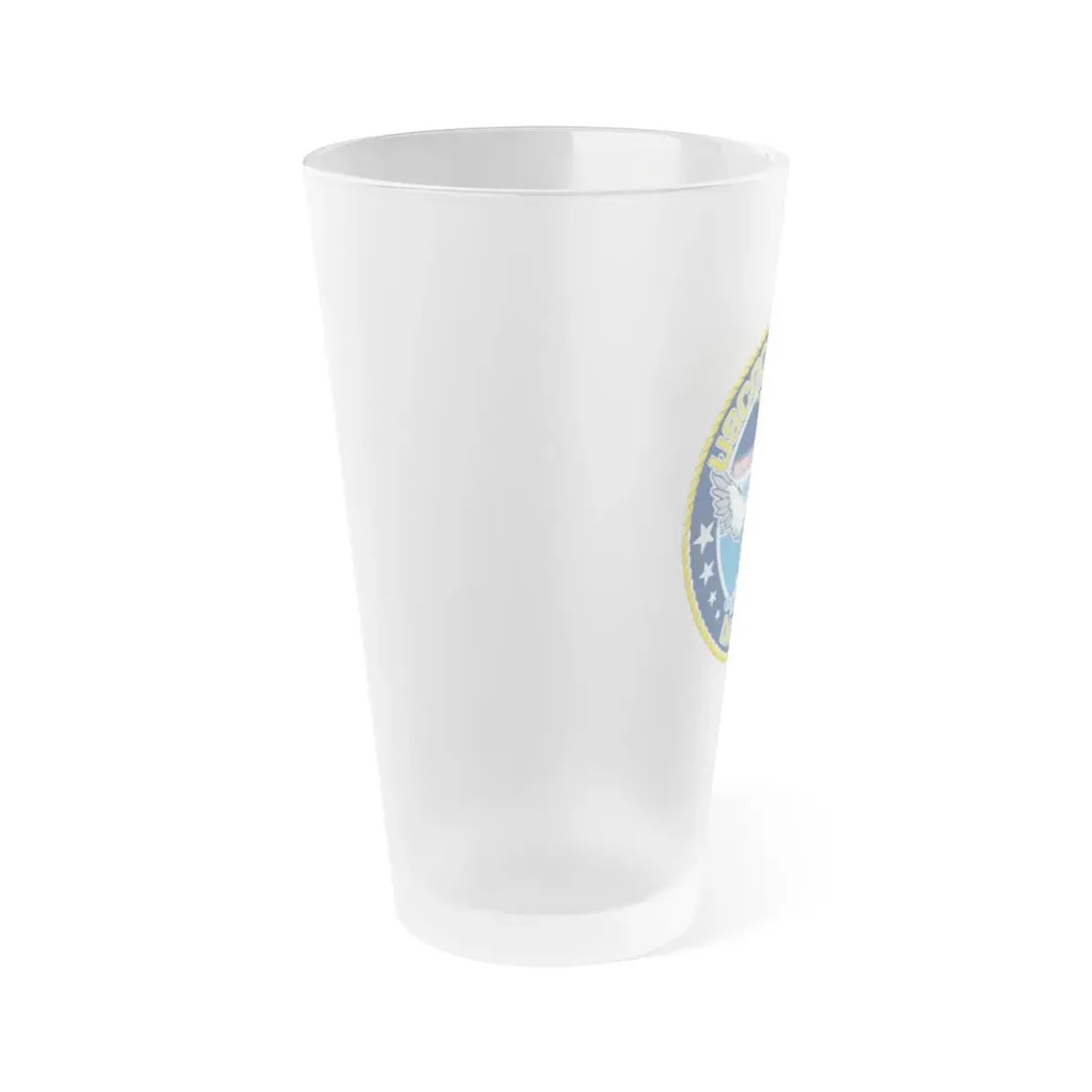 USCGC Gannet Dania FL (U.S. Coast Guard) Frosted Pint Glass 16oz - Go Mug Yourself