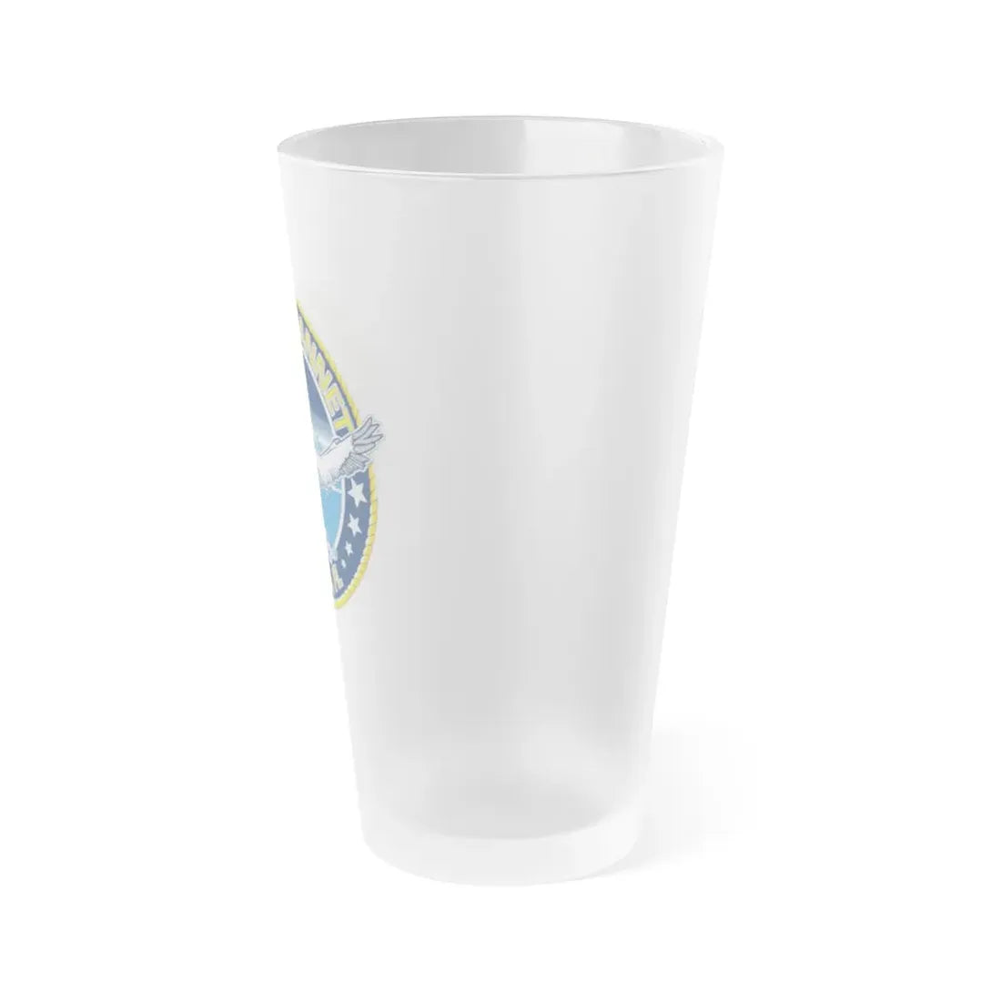 USCGC Gannet Dania FL (U.S. Coast Guard) Frosted Pint Glass 16oz - Go Mug Yourself