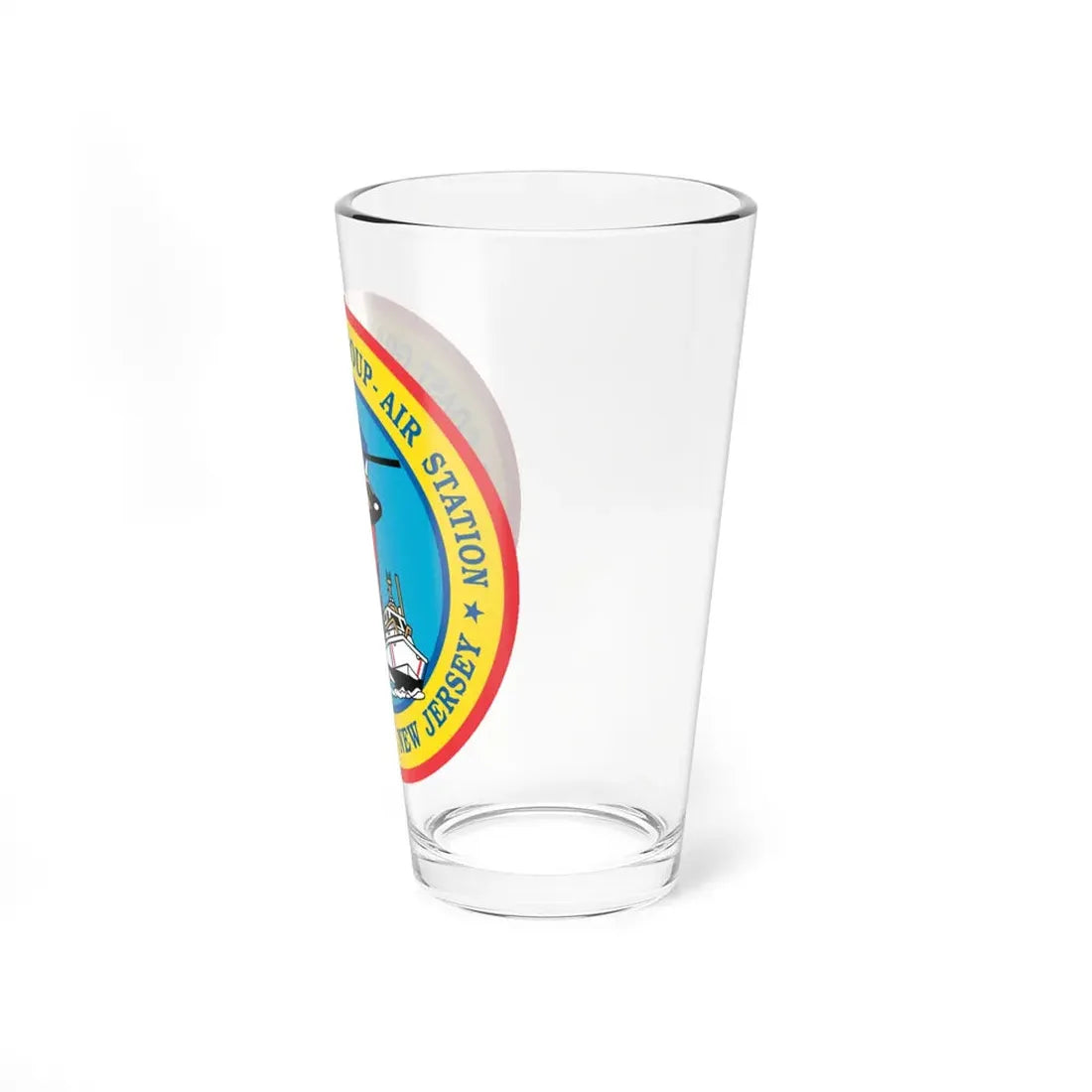 USCGC Group Air Station Atlantic City NJ (U.S. Coast Guard) Pint Glass 16oz - Go Mug Yourself
