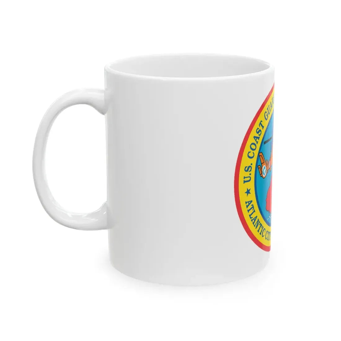 USCGC Group Air Station Atlantic City NJ (U.S. Coast Guard) White Coffee Mug - Go Mug Yourself