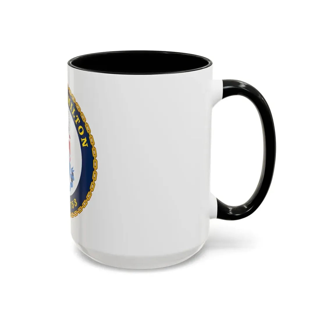 USCGC Hamilton WMSL 753 (U.S. Coast Guard) Accent Coffee Mug - Go Mug Yourself