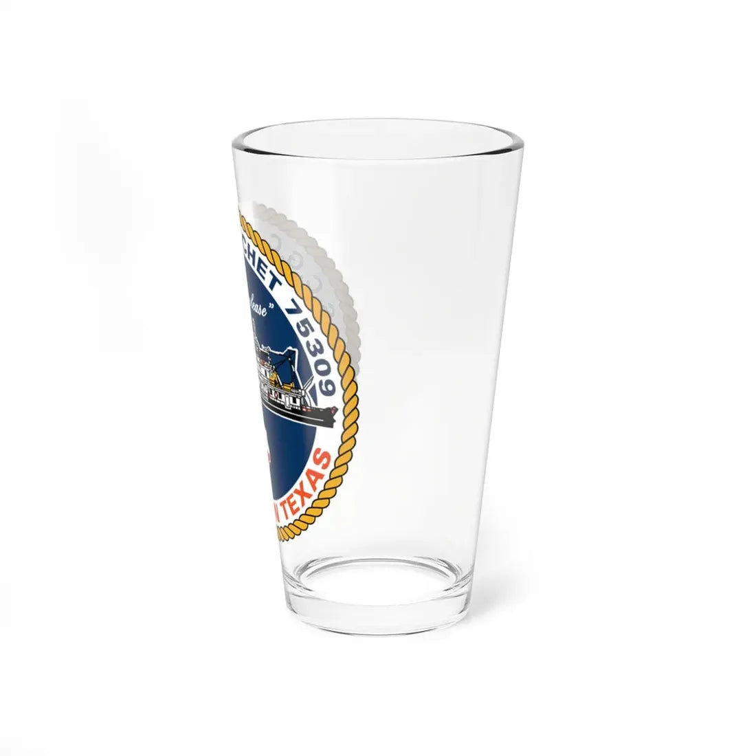 USCGC Hatchet 75309 Galveston TX (U.S. Coast Guard) Pint Glass 16oz - Go Mug Yourself