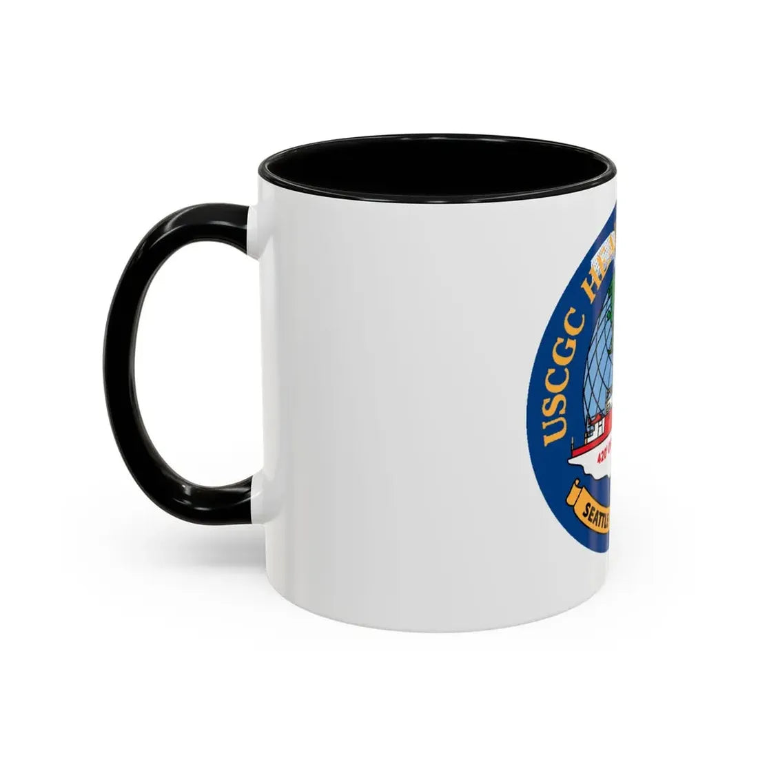 USCGC Healy WAGB 20 Seattle Wash (U.S. Coast Guard) Accent Coffee Mug - Go Mug Yourself
