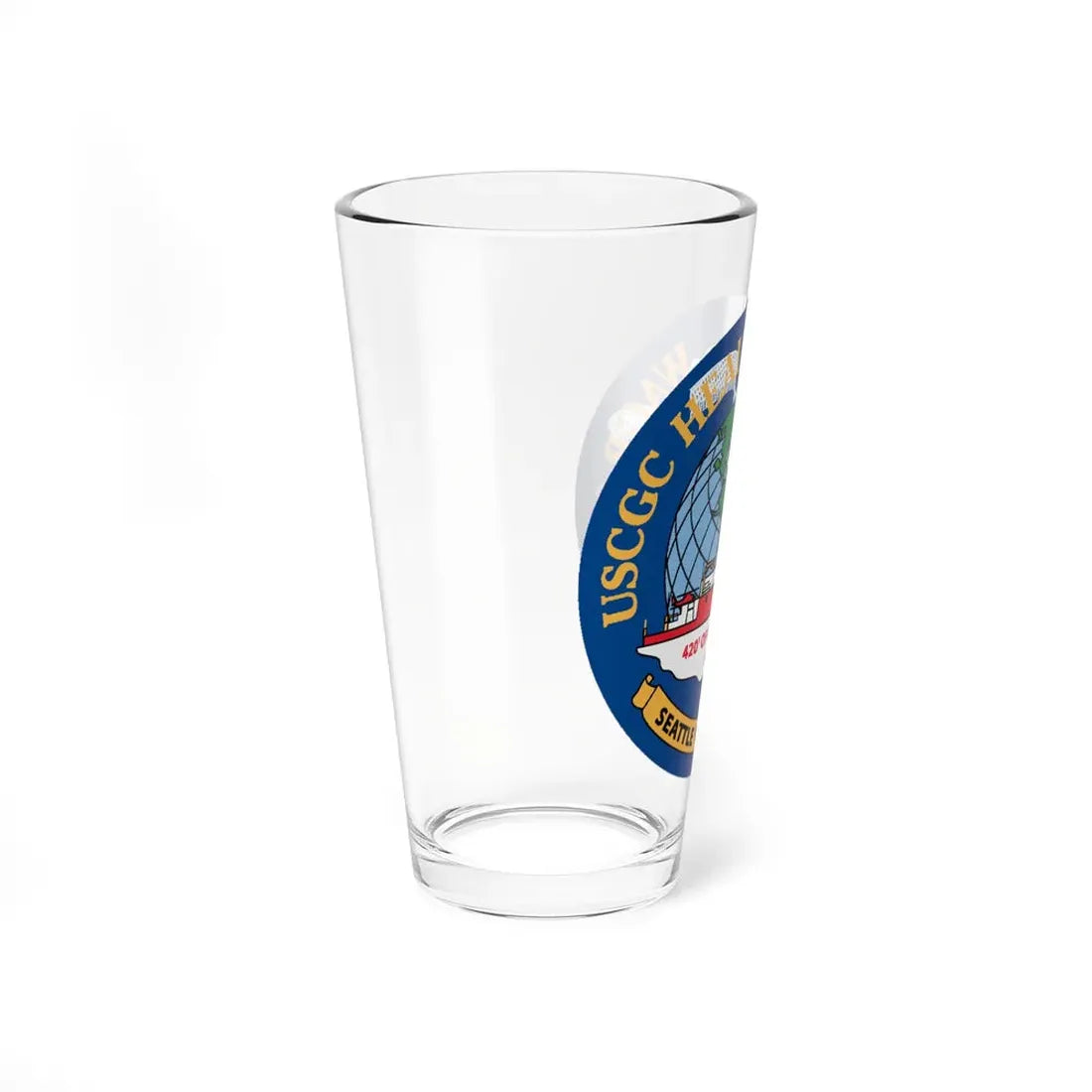 USCGC Healy WAGB 20 Seattle Wash (U.S. Coast Guard) Pint Glass 16oz - Go Mug Yourself