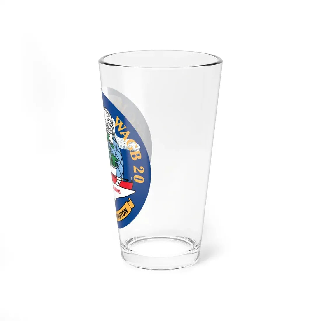 USCGC Healy WAGB 20 Seattle Wash (U.S. Coast Guard) Pint Glass 16oz - Go Mug Yourself