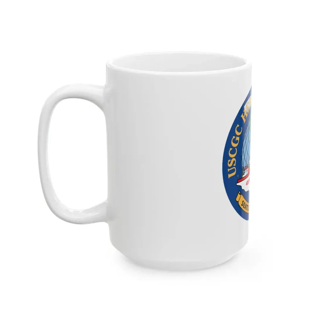 USCGC Healy WAGB 20 Seattle Wash (U.S. Coast Guard) White Coffee Mug - Go Mug Yourself