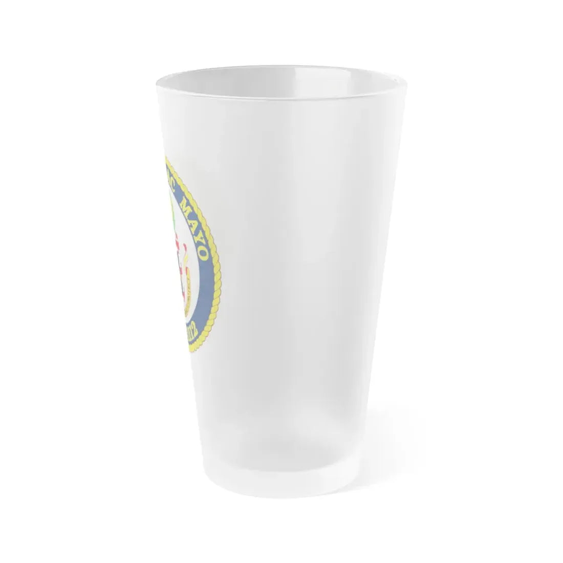 USCGC Isaac Mayo WPC 1112 (U.S. Coast Guard) Frosted Pint Glass 16oz - Go Mug Yourself